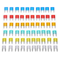 Kit De Fusibles Para Coche Y Camión Mini 60 Piezas 5A-30A Mixed Set Accesorios De Automóvil Y Camión Auto Car Styling - details 1