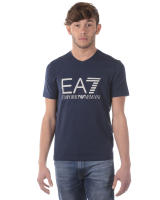 Emporio Armani EA7 Camiseta Algodón Hombre Azul Oscuro 3 ZPT34PJ20Z 1554 - details 0