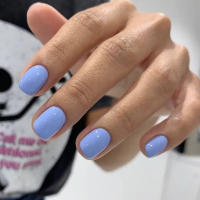 24p Uñas Postizas Cortas De Color Sólido Diseño Elegante Falsas Uñas Artificiales Full Coverage Desmontables Uñas Press on Acrílicas Para Mujeres Y Profesionales - details 2