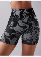 Leggings De Entrenamiento Sin Costuras De Alta Elasticidad En Color Camuflaje Para Mujer Shorts De Yoga Levantador De Glúteos Ropa Deportiva Ajuste Fitness Pantalones De Gimnasio - details 13
