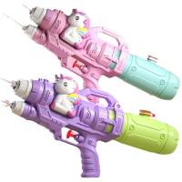 Juguete De Agua Unicornio Y Dinosaurio Con Dos Boquillas Juguete De Agua Para Niños Pistola De Agua De Dibujos Animados Juguete De Piscina Para Verano Tipo Presión - details 2
