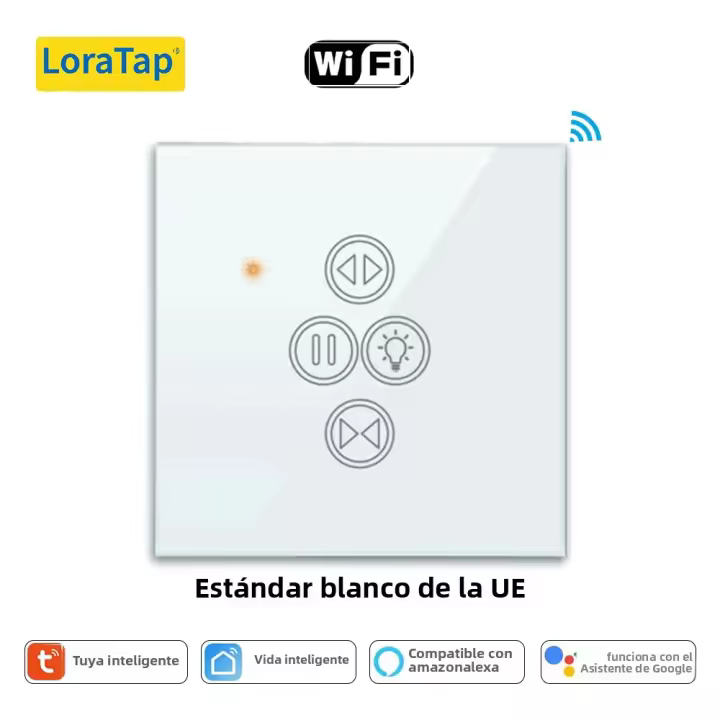 Interruptor De Luz WiFi LoraTap Tuya Smart Life Para Cortinas Persianas Motorizadas Compatible Con Alexa Google Home - 1