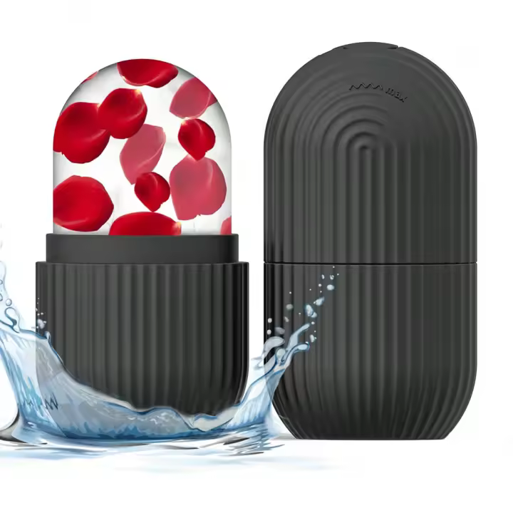 Rodillo De Hielo Para El Rostro Y Los Ojos Músculo Silicone Para Massajear Y Reducir La Puffiness Rolleador De Hielo Para Pinos Y Agujeros Pequeños - 1