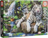 Educa - Puzzle de 1000 Piezas Tigres Blancos de Bengala. Incluye Pegamento Fix Puzzle. + 14 años Educa 14808 - details 6