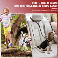 Cinturones de seuridad para Perros para automóviles | Arnés ajustable para Perros Para Automóvil | Cinturón de seuridad para Perros con reposacabezas para Perros | Arnés elástico para cinturón de seurad para Perros | Cinturones Fuertes Ha - details 1