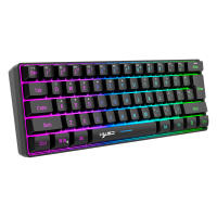 L500 Wired/Wireless Gaming Keyboard 61 Keys With Dynamic RGB Backlight For PC Laptop Gamer - details 29