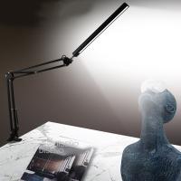 Lámpara De Escritorio LED Plegable Con Brazo Largo Y Ajuste De 3 Colores Luz De Mesa Para Dormitorio Sala De Estar Lectura Computadora - details 8