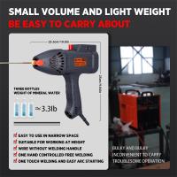 Soldadora de arco portátil de mano, máquina de soldadura eléctrica de 220 W, ajuste de corriente infinitamente inteligente, herramienta de bricolaje, 3900 V - details 4
