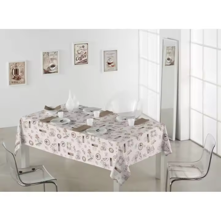 SABANALIA - Mantel de tela antimanchas Habana: Elegancia, Durabilidad y Practicidad para tu Mesa (Disponible en varias medidas) - 1