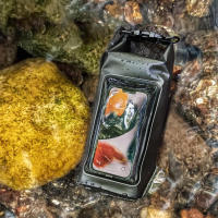 Bolsa Secadora De Mano 2L PVC Para Natación Y Actividades Al Aire Libre Impermeable Con Pantalla Táctil Para Kayak Trekking Rafting Surfing Y Navegación - details 4