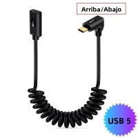 Cable De Extensión USB 5.0 Tipo-C Macho a Hembra 80Gbps Telescópico Con Multifuncionalidad Carga Rápida 240W 16K 60HZ Para Dispositivos Electrónicos - details 10