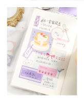 Etiquetas Decorativas Tri-fold Encuentros Serie De Tiempo Horario Simple Etiquetas De Pizarra Lindo Suministros De Estación Tamaño A5 - details 5