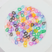 60pcs Pulgones De Acrílico Frosted 14x19mm Cuadrado Cadena De Enlace Para Hacer Pulseras Collares Accesorios De Joyería DIY En Lote - details 9