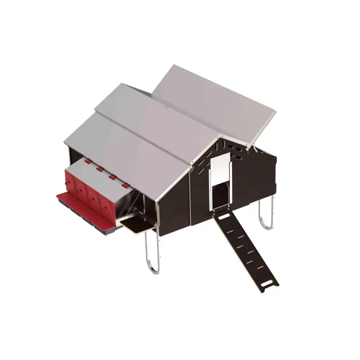 Gallinero móvil Free-Range 1,5 X 1,8 m  ext 210 x 353 x 155 cm Sin kit. - 1