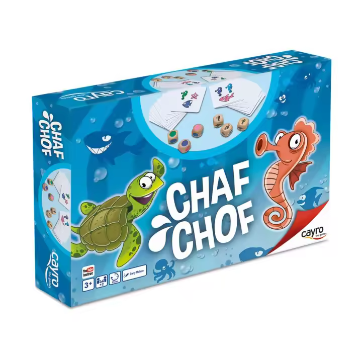 Juego de cartas y dados CHAF CHOF para toda la familia, diversión asegurada - 1