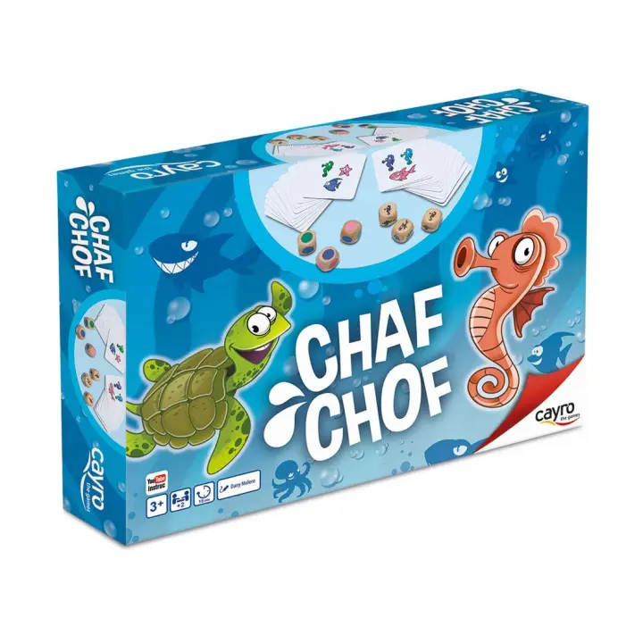 Juego de cartas y dados CHAF CHOF para toda la familia, diversión asegurada - 1