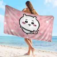 Toalla De Playa Microfibra Chiikawa Cute Absorbente Rápida Secado Suave Yoga Natación Resort Montañismo Tamaño 30x60 Cm 50x100 Cm - details 19