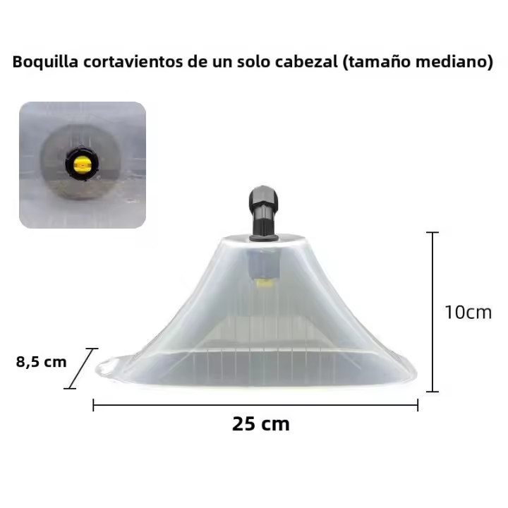Cubierta De Ventilador a Prueba De Viento Para Riega Molde De Viento Cabeza De Pulverización Atomizadora Para Riego De Jardín Y Agricultura Suministros De Riego - 1