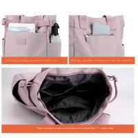 Mochila De Lona Para Mujer Estilo Coreano Un Hombro Moda Literatura Y Arte Para Estudiantes De Colegio Y Clase Mochila De Tela Suave Con Cierre De Cremallera - details 7
