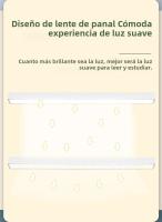 Lámpara De Lectura LED Doble Con Pinza Y Control Táctil Dimmer Protección Ocular Para Dormitorio Estudio Oficina - details 2