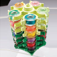 Organizador De Hilo Para Costura Y Bordado Torre De Almacenamiento Para 30 Bobines De Hilo Plástico Soporte Para Máquina De Coser Herramienta DIY Para Mujeres Y Hombres - details 2