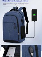 Mochila Unisex Grande De Viaje Simple Y Moda Para Estudiantes Y Computadoras Con Gran Capacidad Bolsillos Internos Y Exterior Cierre De Cremallera - details 9