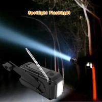 Radio de iluminación con manivela manual, duración, Alimentación por Energía Solar, para supervivencia al Aire Libre y Camping,Radio de Cuerda recargable por USB, Carga Móvil, FM Radio, Indoor LED - details 9