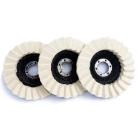 Rueda De Pulido De 125mm 5 Pulgadas Disco De Laminado De Piel Para Mecánica De Metal Pulido De Terciopelo Y Lana Para Brillo Y Cera - details 1