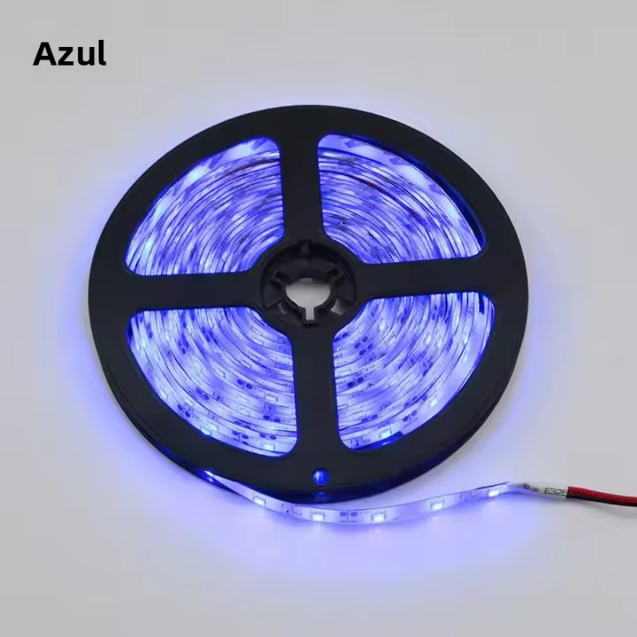 Tira De LED RGB 5M DC12V 60leds/m Con/without Impermeable Para Decoración De Habitación Pared Cocina Luz De TV Armario Retroiluminado - 1