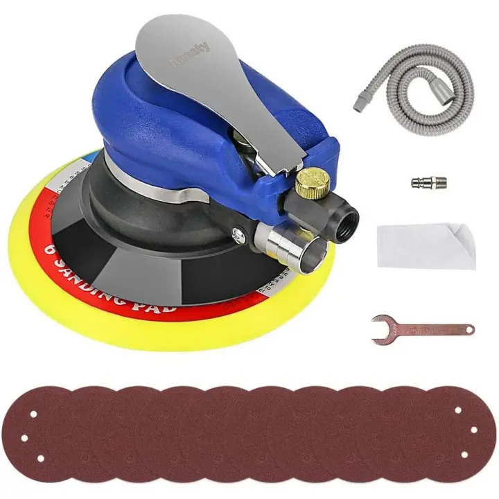 Lijadora excéntrica orbital neumática con Ø 200 mm 6 "disc-1pc - 1