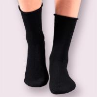 DEBEKOR Calcetines Térmicos Sin Puño - Pack de 6 Pares - Interior de Rizo Completo - Calientes y Confortables - 40-46, Negro - details 3