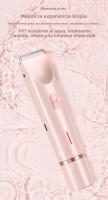 Epilador Eléctrico Para Mujeres 2 En 1 Doble Cabeza Painless Trimmer De Bikini Uso Seco Y Húmedo Cabeza Desmontable Afeitadora Eléctrica Para Cabello Pubal - details 15