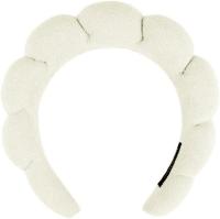 Diadema de Spa Para Mujer, Diadema de Esponja Limpiador facial, Diadema de tela de Rizo suave con diseño de nube para el cuidado de la piel y el maquillaje. - details 0