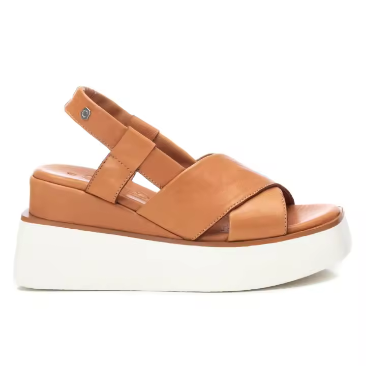 Carmela Sandalias de cuña CAMEL de color Camel - 1