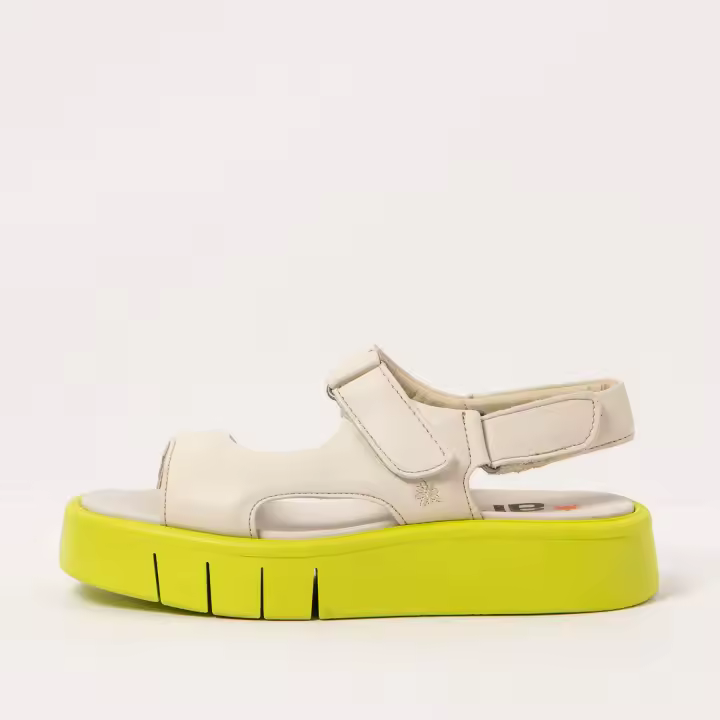 Art Sandalias 1856 NAPPA CREAM-PISTACHO/ MALAGA para Mujer color Cream-pistacho - 1