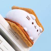 Cojín De Peluche Gato De Biscocho Chocolate 15cm Juguete Suave Para Niños Regalo De Cumpleaños Muñeco De Animal Hinchable - details 7