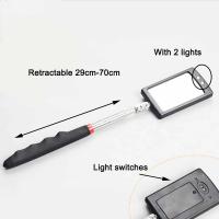 Espejo De Inspección 360° Con Luz LED Y Mango Telescopio Herramientas Mecánicas Para Reparación Espejo Telescopio De Acero Inoxidable - details 5