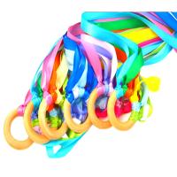 Juguete Sensorial De Estilo Montessori Para Bebés Sin BPA No Tóxico Anillo De Cinta Para Recién Nacidos Desarrolla La Reconocimiento De Colores - details 1