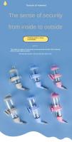 Botella De Agua Para Hamster Accesorios Para Animales Pequeños Plástico Fuente De Bebida Con Cabeza Y Tubo Para Beber Automático Tamaños 80ml 125ml 250ml - details 7