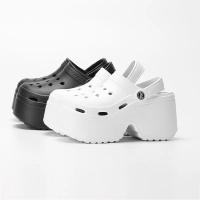 Sandalias De Tacones Altos Para Mujer Verano 2024 Cerradas Plataforma Gruesa Antideslizante Tacón Alto Con Plataforma 3-5cm Suela Gruesa Sandalias De Plataforma Gruesa Para Mujer - details 3