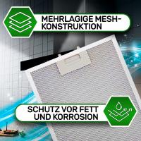 Filtros y Accesorios para Campana Extractora: Rejilla Antigrasa, Placa de Protección y Malla de Aluminio(Juego de filtros de 3 piezas para campanas de cocina 305 x 267 x 9mm) - details 2