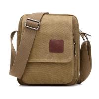 Bolso Bandolera De Lona Vintage Para Hombre Gran Capacidad Antirrobo Bolso Pequeño De Exterior Resistente Al Desgaste Monedero Negocios Bolsa De Hombro - details 0