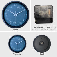 Reloj De Pared De Diseño De Fórmulas Matemáticas Para Niños Reloj Instructivo Para Aprender Reloj De Pared Silencioso Decoración De Habitación - details 8