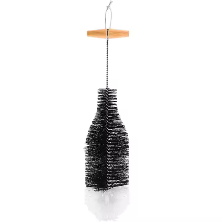 Cepillo De Limpieza Para Cocina Con Mango De Abeto Y Botella De Soda Stream Limpia Vajilla Vidrio Botellas Y Jarros - 1