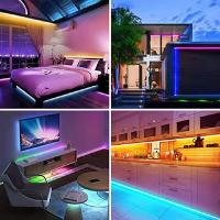 Tiras LED RGB Con Control Remoto Y APP Para Decoración De Habitaciones Y TV Modo 5050 Luz Cambiante Por 24 Teclas Bluetooth MD5050 - details 4