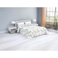 Colcha de Verano Reversible Ícaro Gris | Diseño Floral Multicolor | Microfibra Suave y Acolchada | Ligera, Fresca y Fácil de Lavar | Disponible para Cama 90, 105, 135 y 150 cm | Ideal para Dormitorio, Hoteles, Apartamentos y Verano - details 0