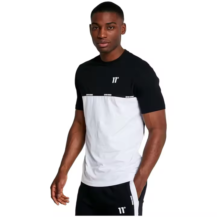 Textil Deporte marca 11 Degrees modelo 11D3093-047 para hombre en color negro/blanco - 1