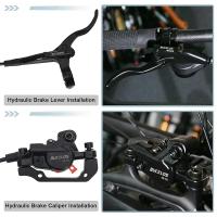 Set De Frenos De Disco Hidráulicos Para Bicicleta BUCKLOS 800/1500mm Freno Delantero Y Trasero De Aluminio Para Mountain Bike Y Road Bicycles - details 5