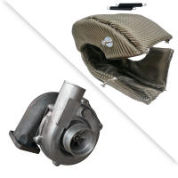 Cubierta De Turbo T3 T4 T6 Con Respingos De Bloqueo Cubierta De Calor Para Turbo Turbo Blanket Heat Shield Para Coche - details 1