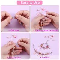Kit De Manualidades Para Hacer Pulseras Y Collares 68 Piezas Con Encantos De Unicornio Y Sirena Regalo Para Mujer Para Fiesta - details 0